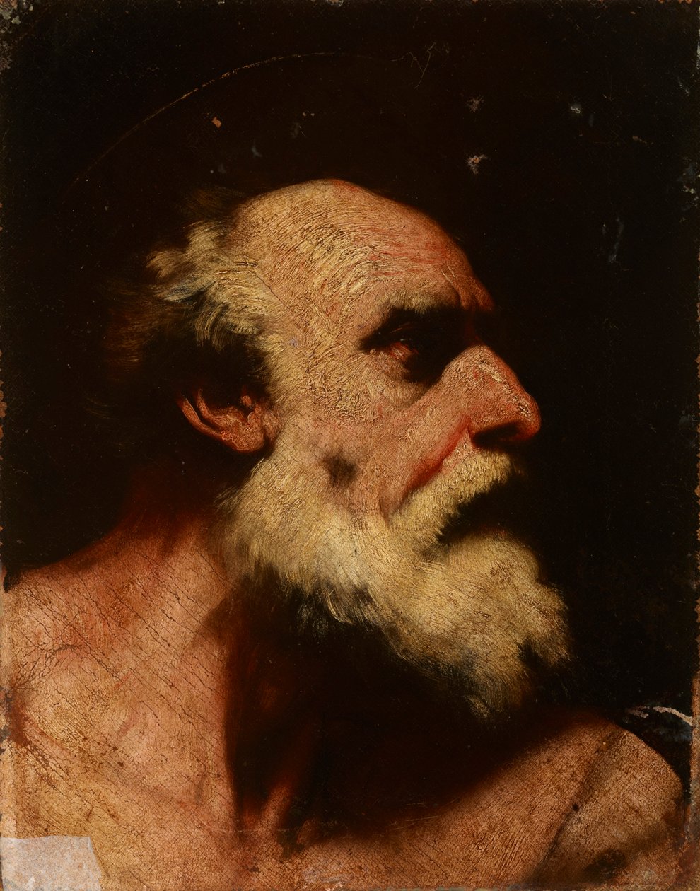 Pyhä Bartolomeus (maalauksen yksityiskohta) tekijältä Luca Giordano