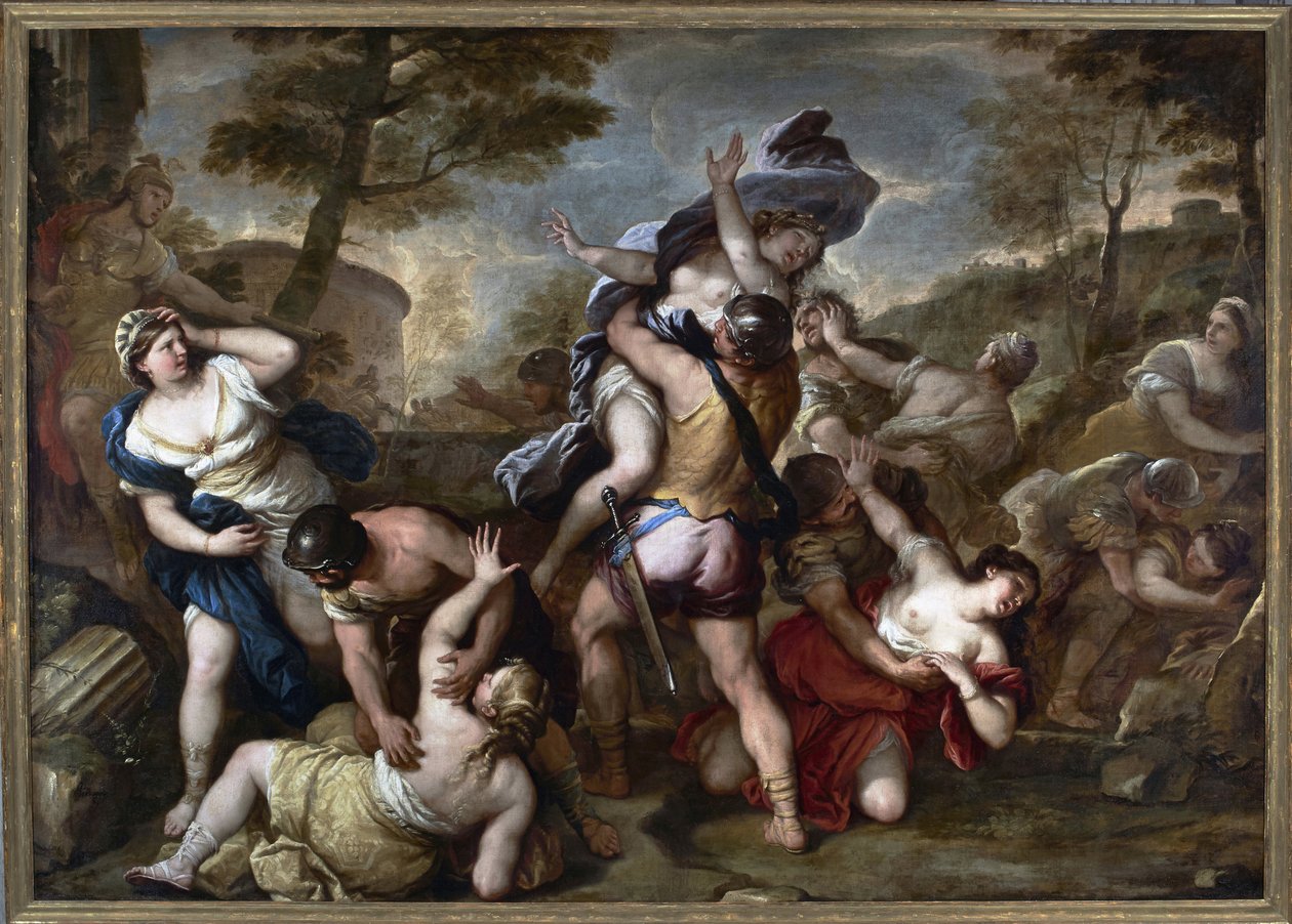 The Abduction Of Sabines (öljy kankaalle tekijältä Luca Giordano