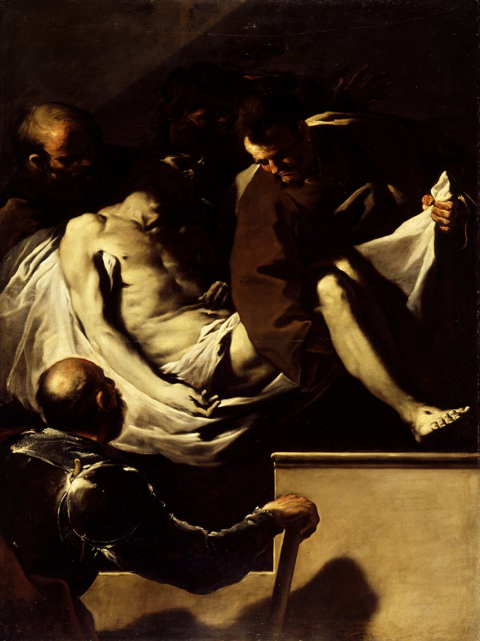 Kristuksen hautaus, noin 1659-1660 tekijältä Luca Giordano