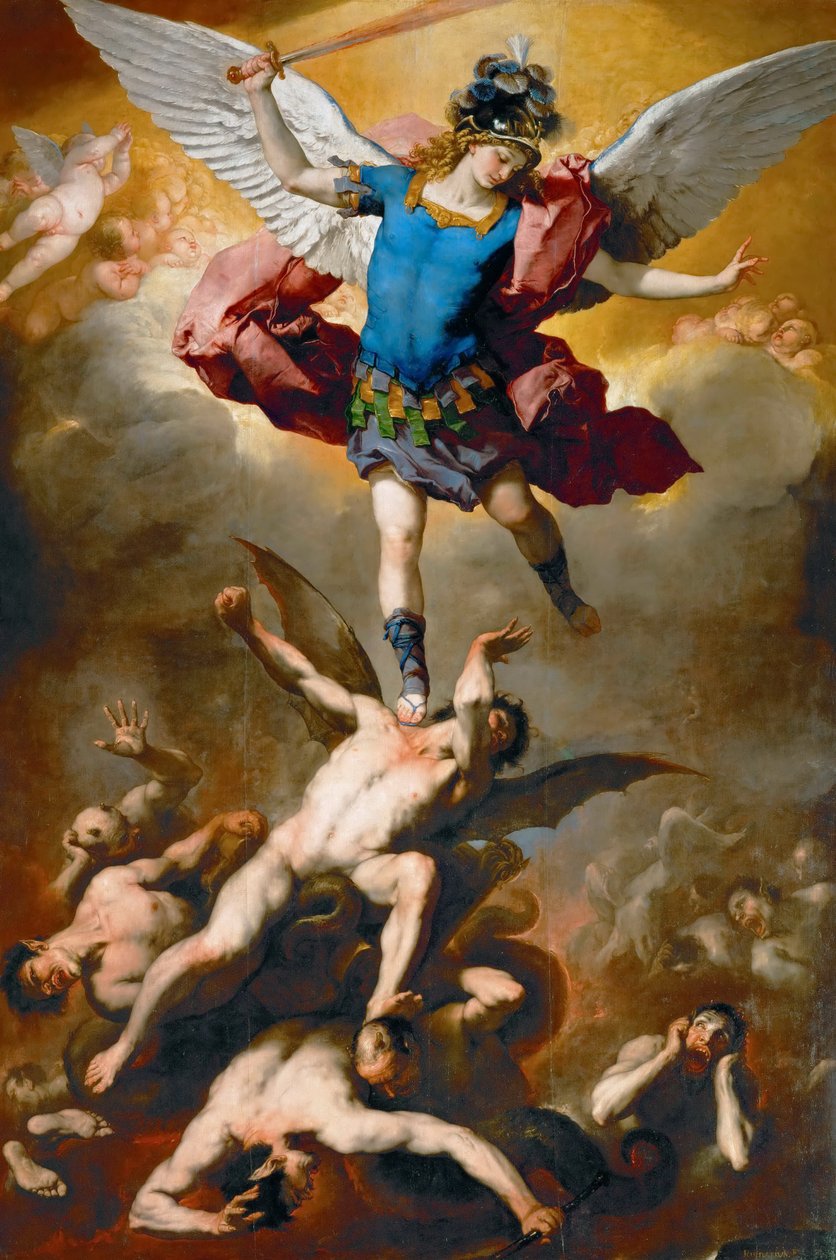 Kapinalliset enkelit tekijältä Luca Giordano