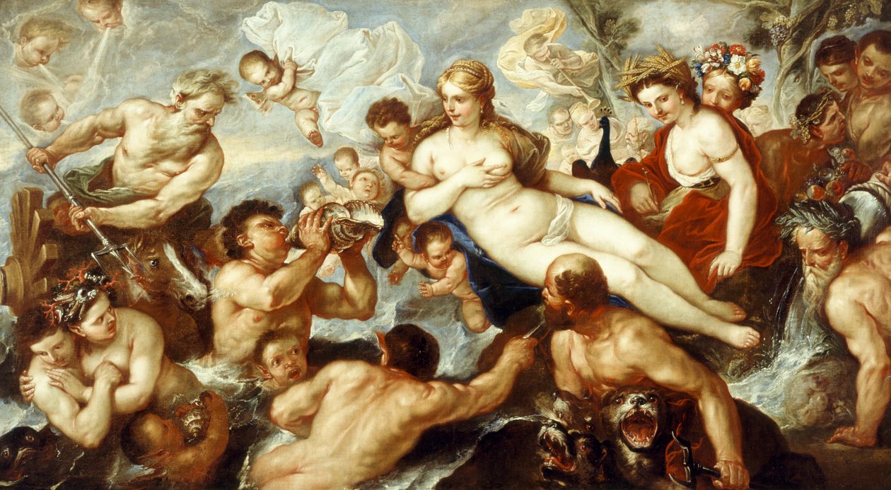 Luca Giordanon Persefonen paluu öljy kankaalle tekijältä Luca Giordano