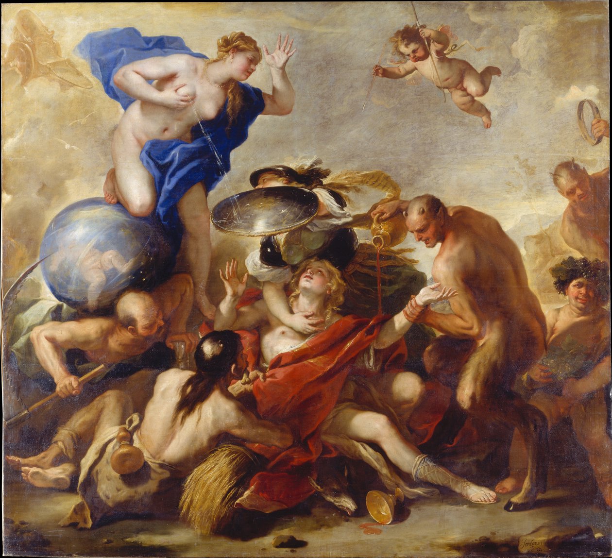 Jugend von den Lastern versucht tekijältä Luca Giordano