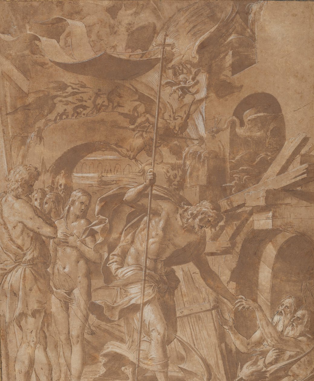Kristus Limbossa, n. 1547-48. tekijältä Luca Penni