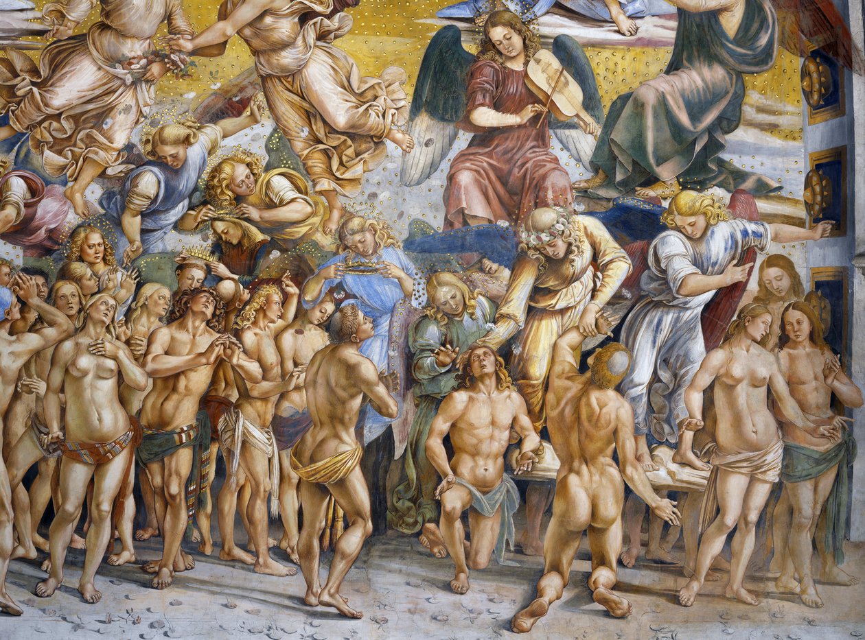 Blessed in Paradise, Last Judgment -frescosyklistä tekijältä Luca Signorelli