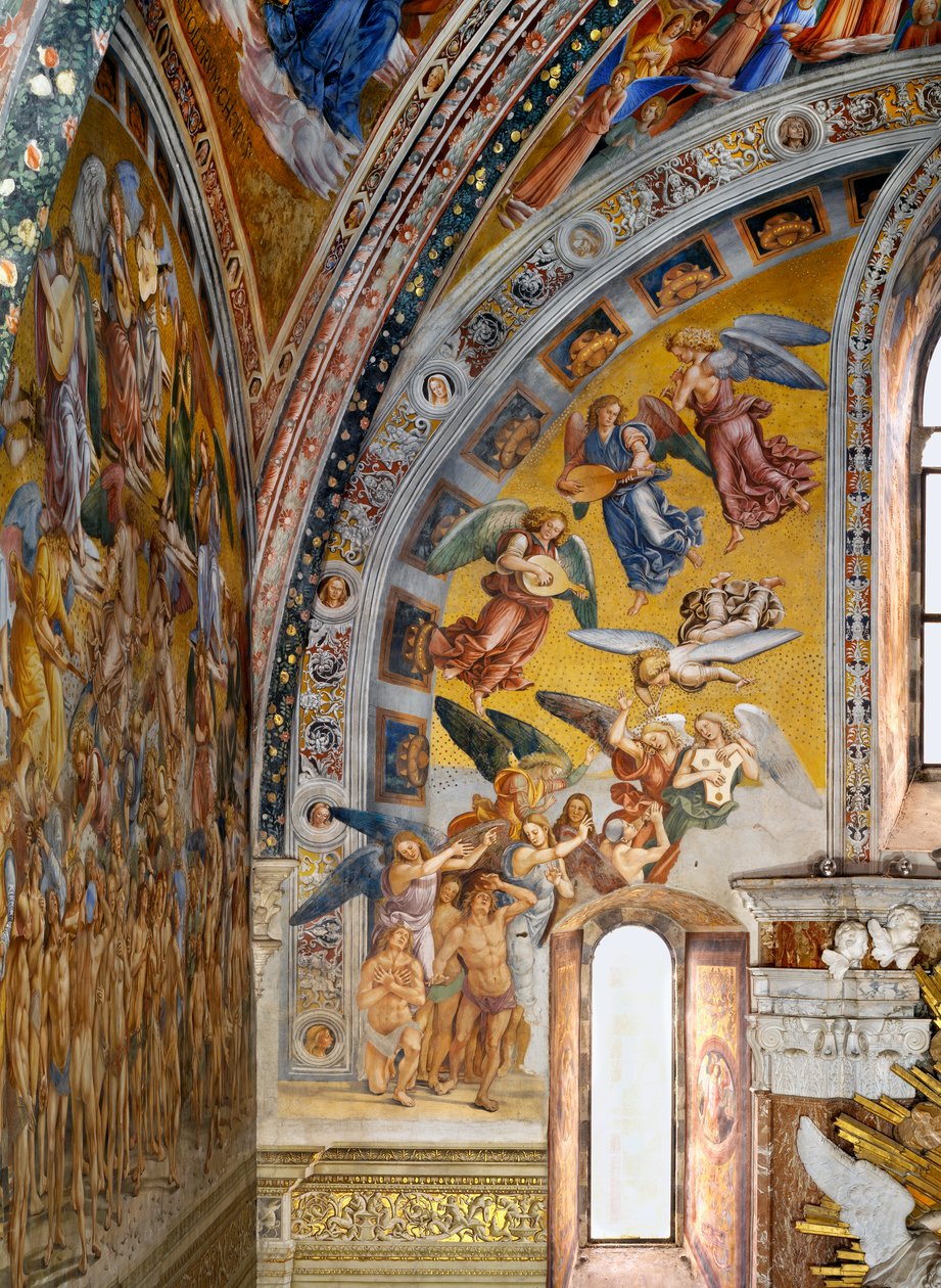 Valittujen kutsuminen, Viimeinen tuomio -frescojaksosta tekijältä Luca Signorelli