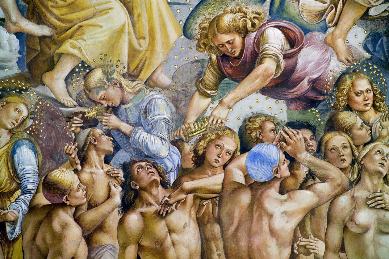 Valittu, Viimeinen tuomio -fresco-syklistä tekijältä Luca Signorelli