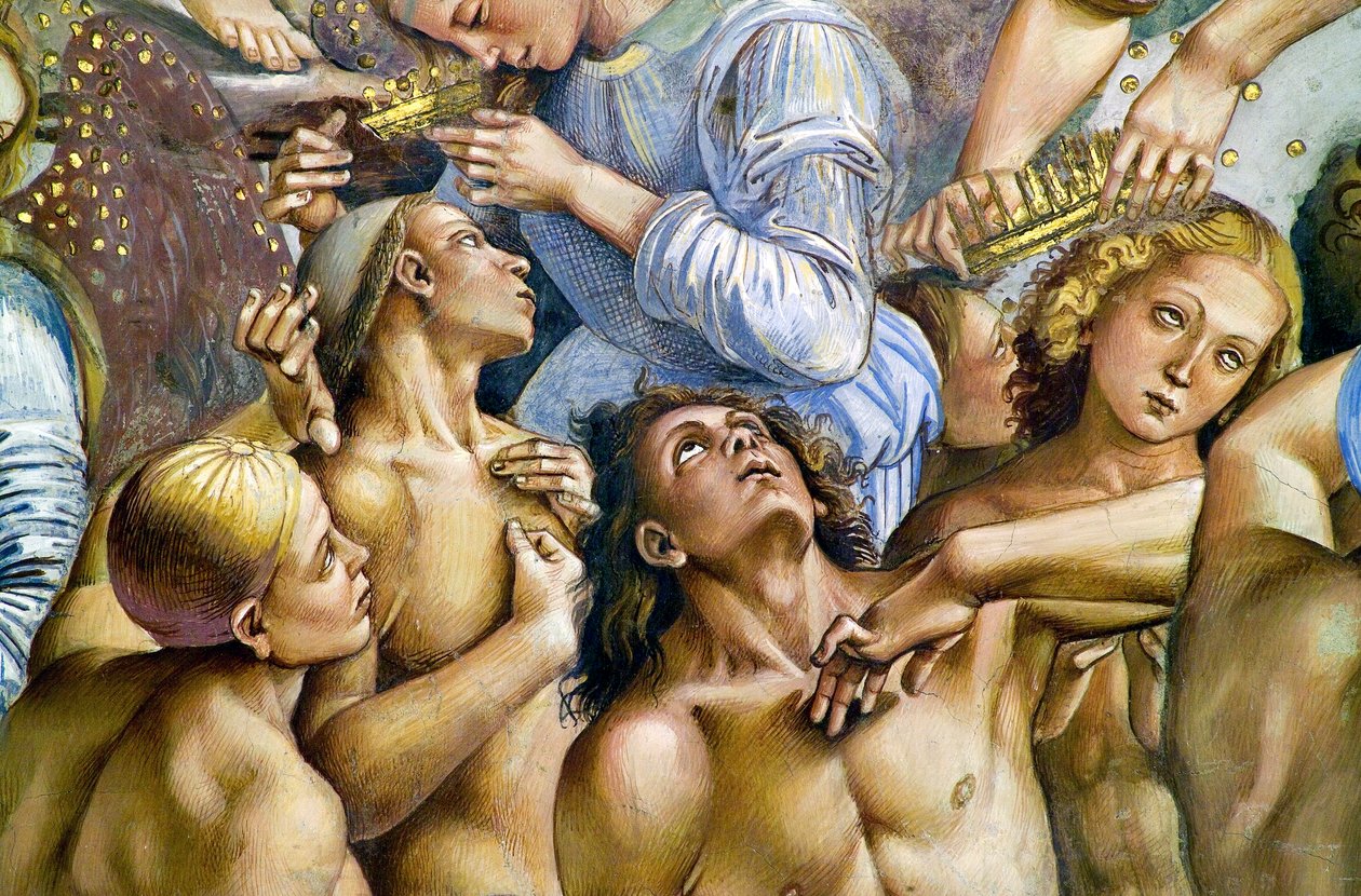 Valittu, Viimeinen tuomio -fresco-syklistä tekijältä Luca Signorelli
