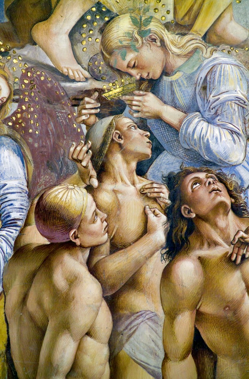 Valittu, Viimeinen tuomio -fresco-syklistä tekijältä Luca Signorelli