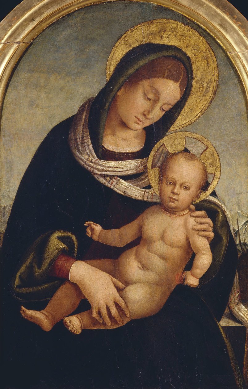 Madonna lapsen kanssa, noin 1510-1515. tekijältä Luca Signorelli