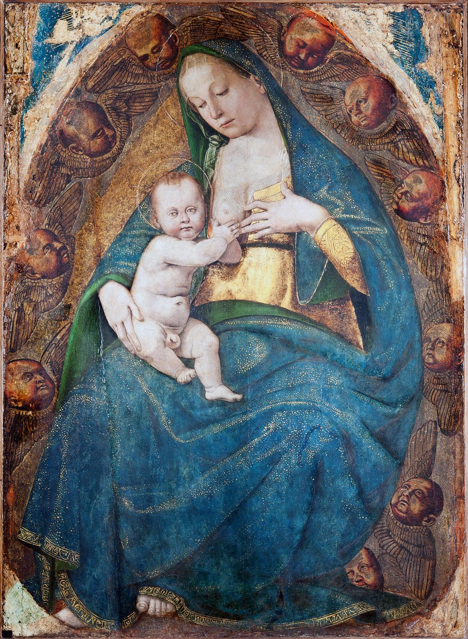 Hoitotyöntekijä Madonna, 1482-1485 tekijältä Luca Signorelli
