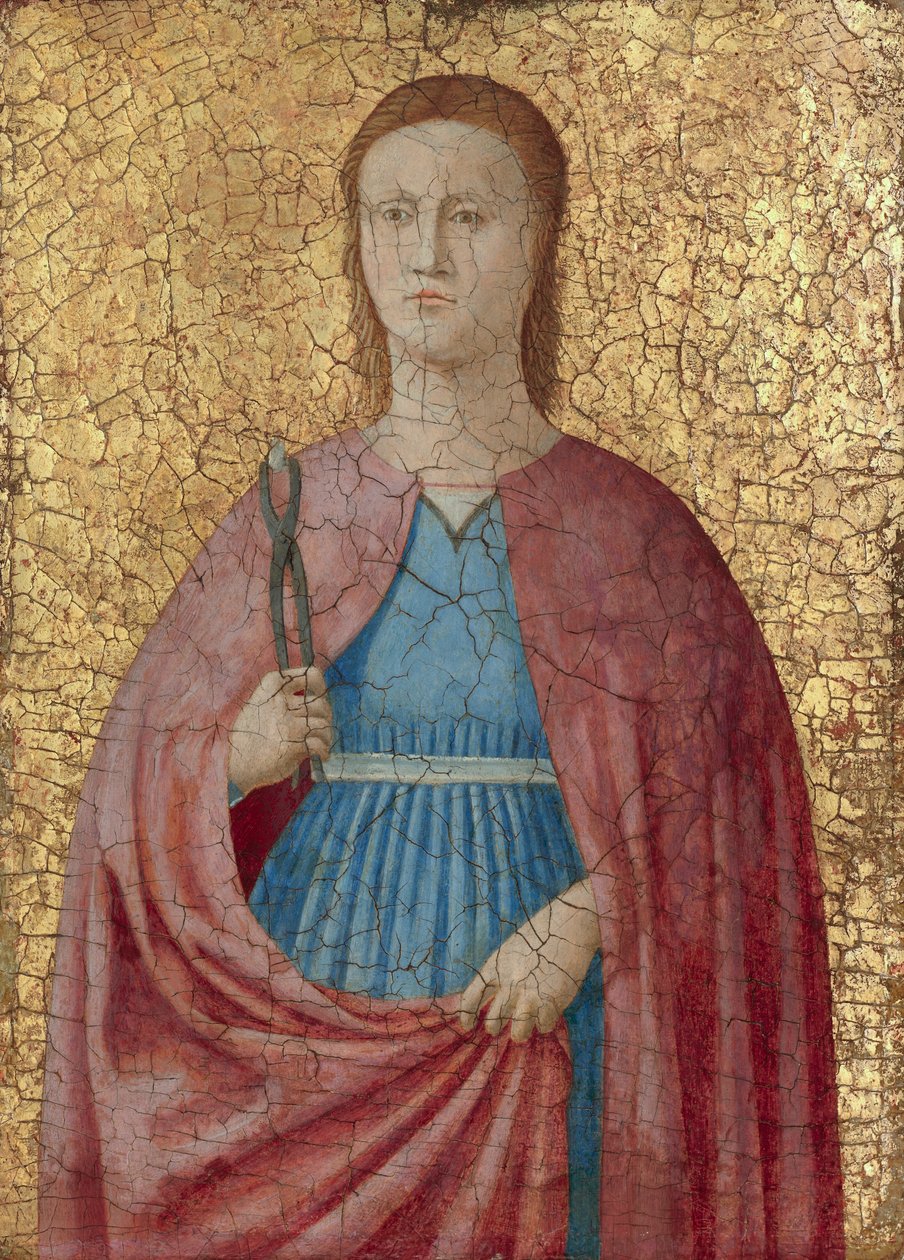 Santa Apollonia, n.1468-69 (tempera ja kulta paneelille). tekijältä Luca Signorelli