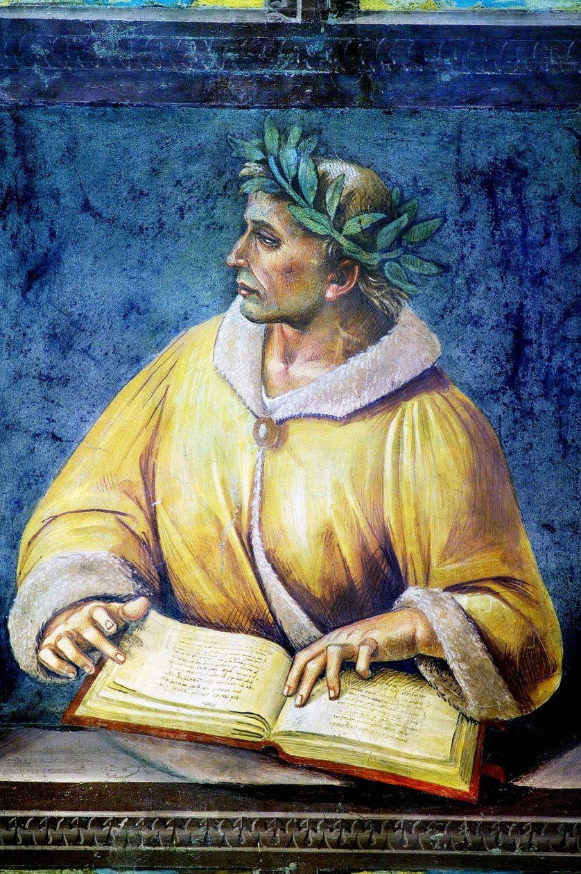 Vergilius, muotokuva Illustrious people -pyörästä tekijältä Luca Signorelli