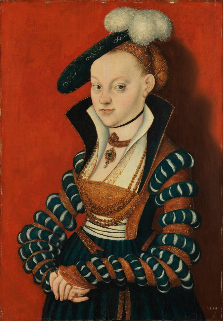 Bildnis Christiane von Eulenau tekijältä Lucas Cranach the Elder