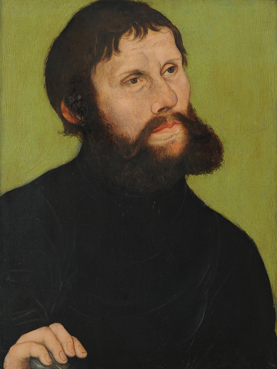 Bildnis Luthers hahmona Junker Jörg tekijältä Lucas Cranach the Elder