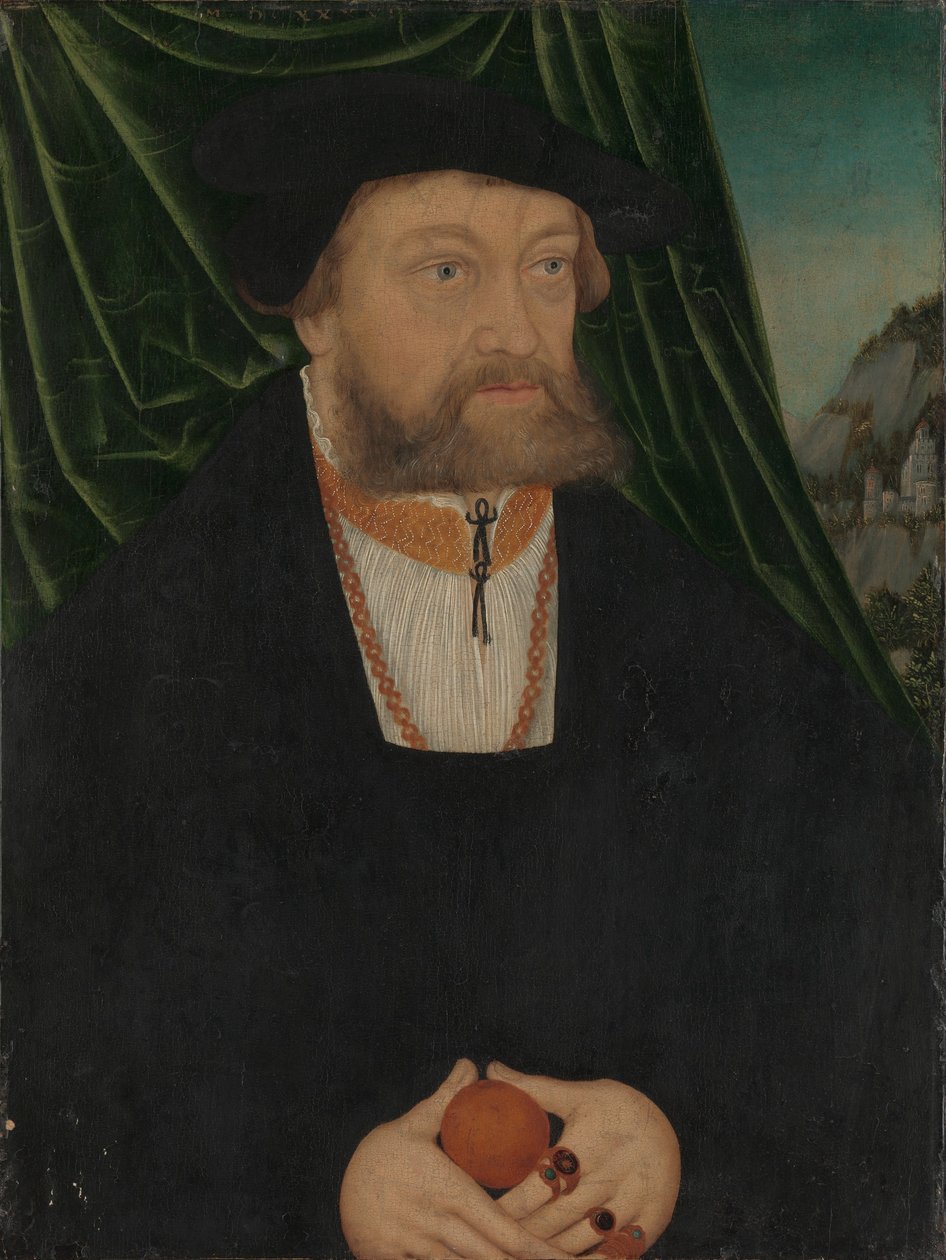 Bildnis eines Mannes, 1538 tekijältä Lucas Cranach the Elder