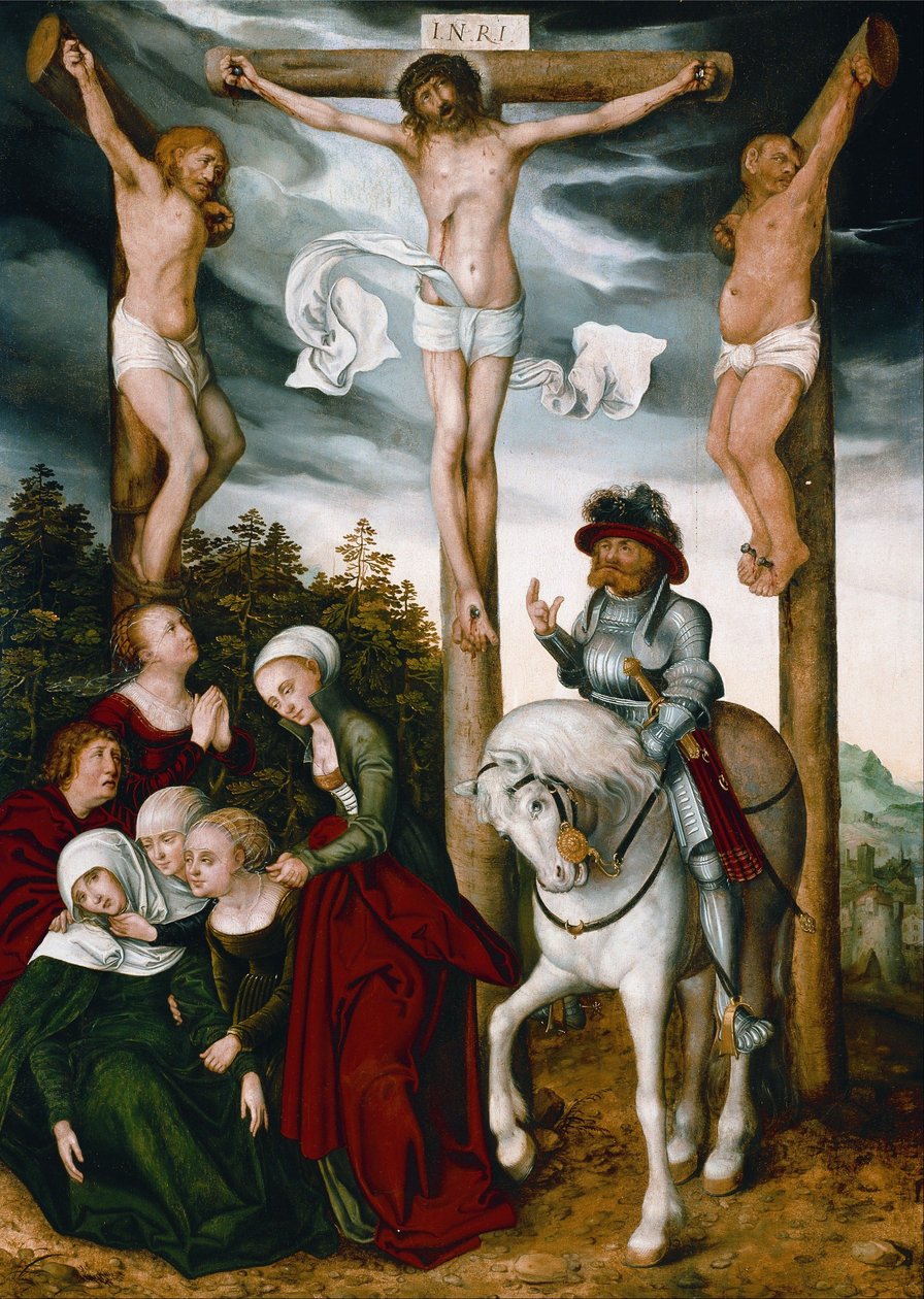 Kristuksen ristiinnaulitseminen tekijältä Lucas Cranach the Elder