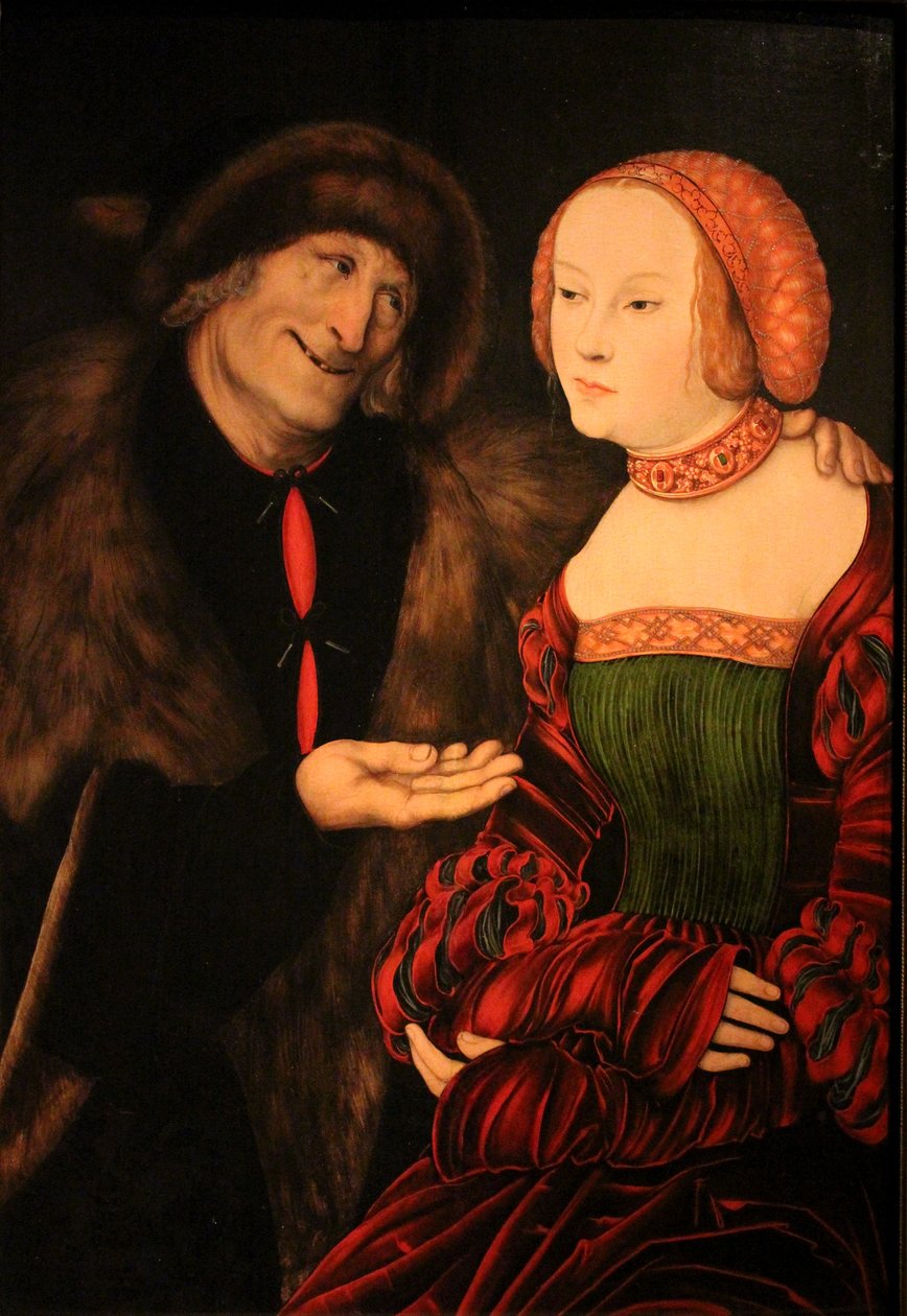 Der verliebte Alte tekijältä Lucas Cranach the Elder