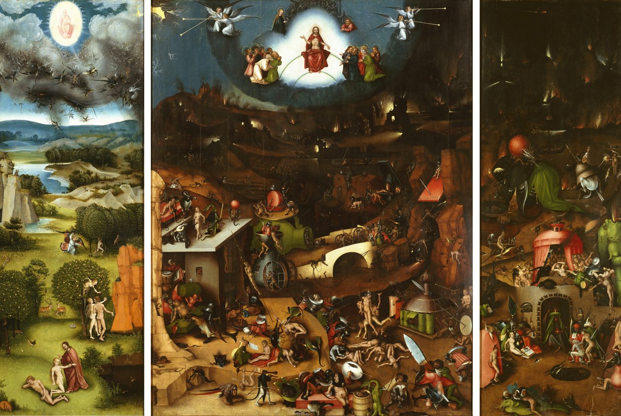 Flügelaltar mit dem Jüngsten Gericht tekijältä Lucas Cranach the Elder