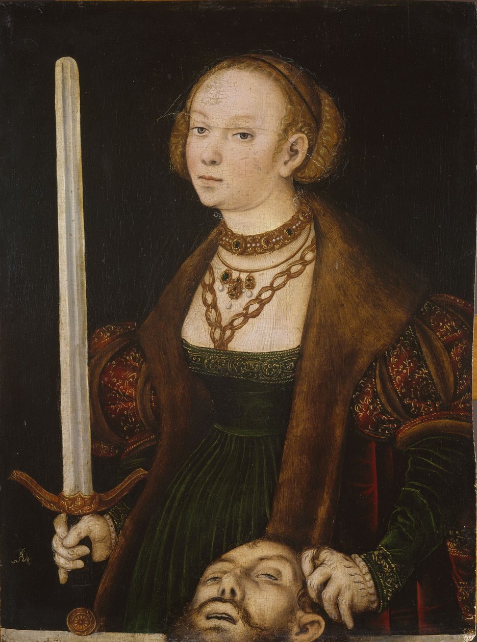 Judith mit dem Kopf von Holofernes tekijältä Lucas Cranach the Elder