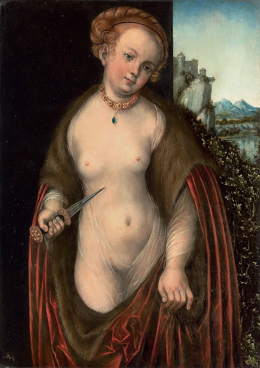 Lukrezia tekijältä Lucas Cranach the Elder