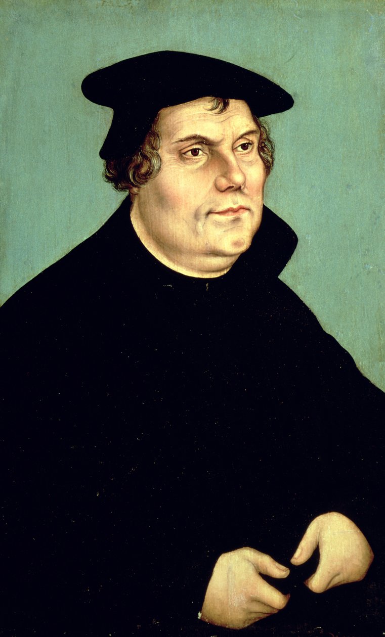 Martti Luther (1483-1546) tekijältä Lucas Cranach the Elder