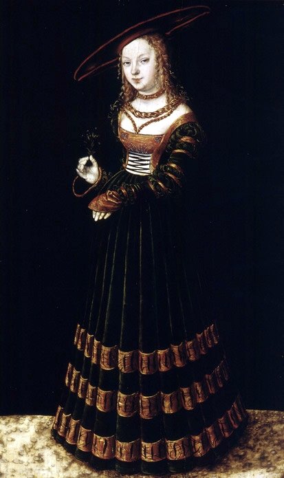 Muotokuva tyttö unohtaa minut nots tekijältä Lucas Cranach the Elder