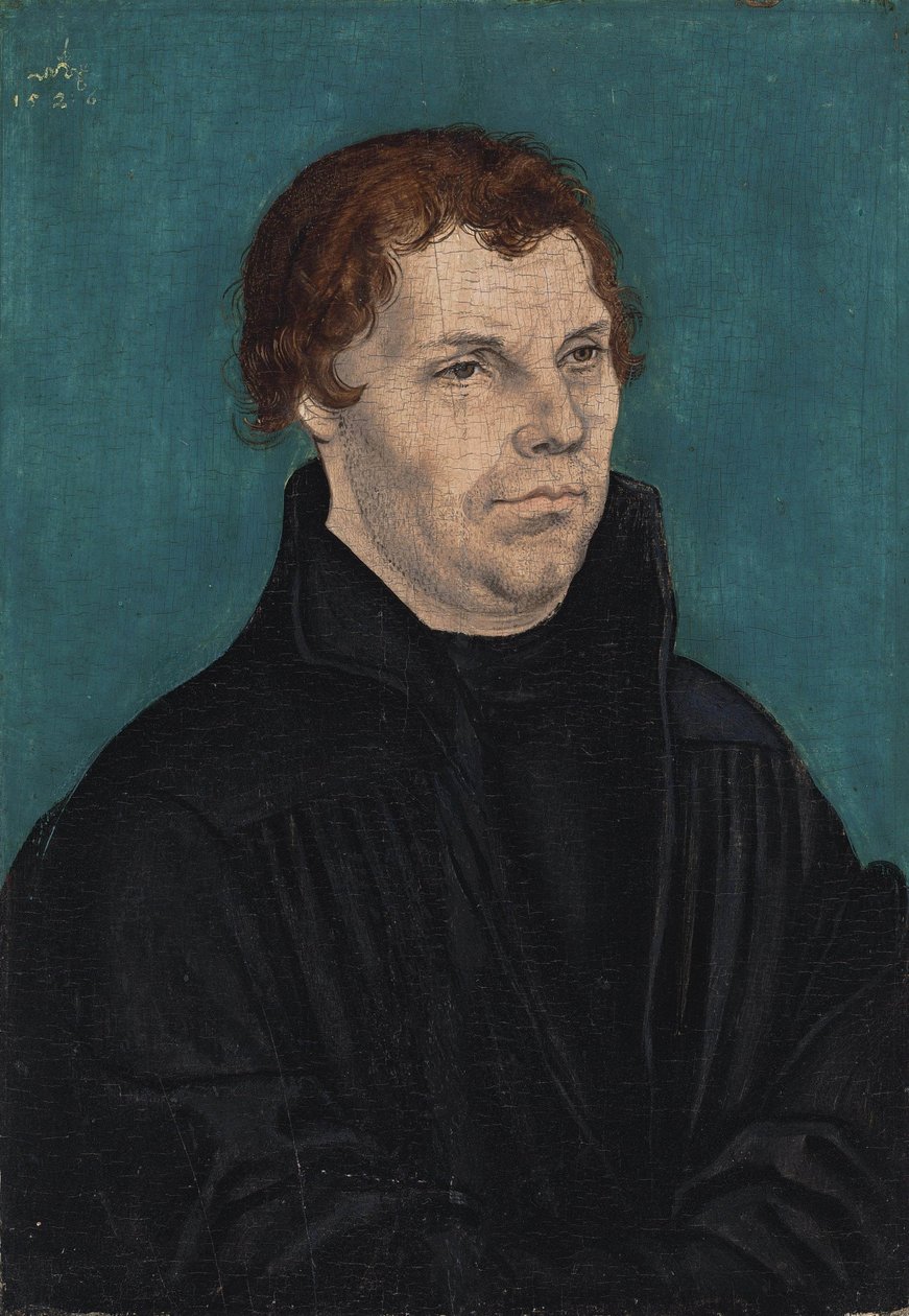 Porträt Martin Luther tekijältä Lucas Cranach the Elder
