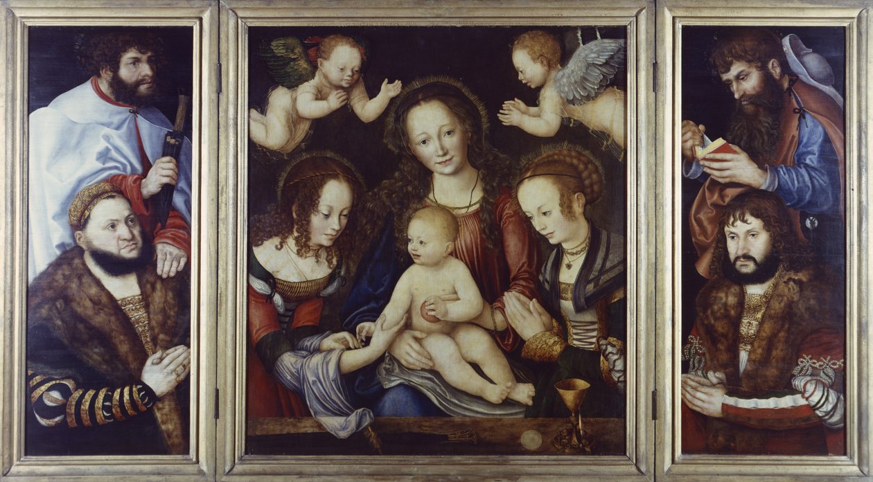 Ruhtinasalttaritaulu, 1510-12 tekijältä Lucas Cranach the Elder
