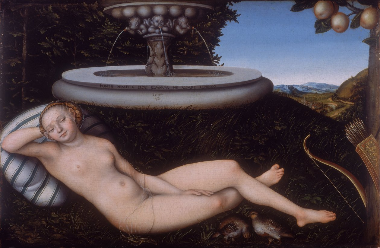 Lähteen nymfi tekijältä Lucas Cranach the Elder