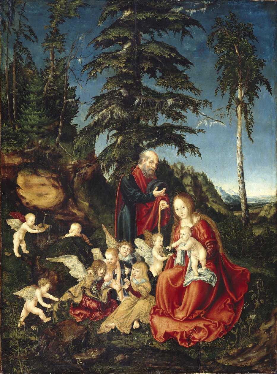 Loppuosa aiheesta Pako Egyptiin tekijältä Lucas Cranach the Elder