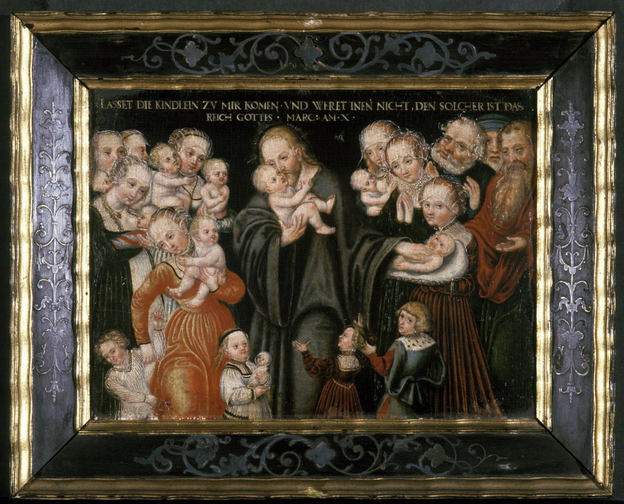 Jeesus siunaa lapsia tekijältä Lucas Cranach the Elder