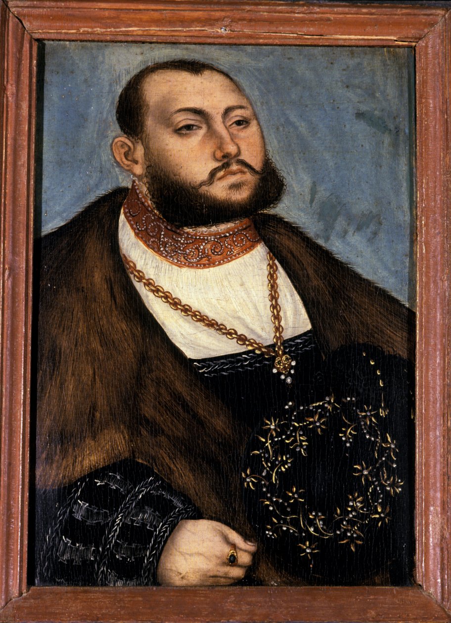 John Frederick Suuri, Saksin vaaliruhtinas, 1535 tekijältä Lucas Cranach the Elder