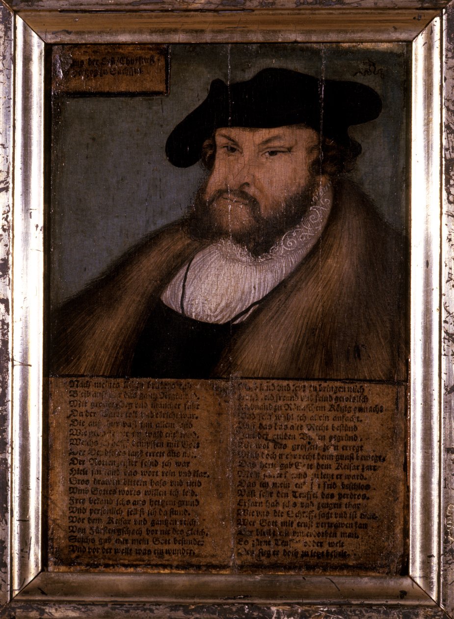 Johannes Vakaa, Saksin vaaliruhtinas, 1536 tekijältä Lucas Cranach the Elder