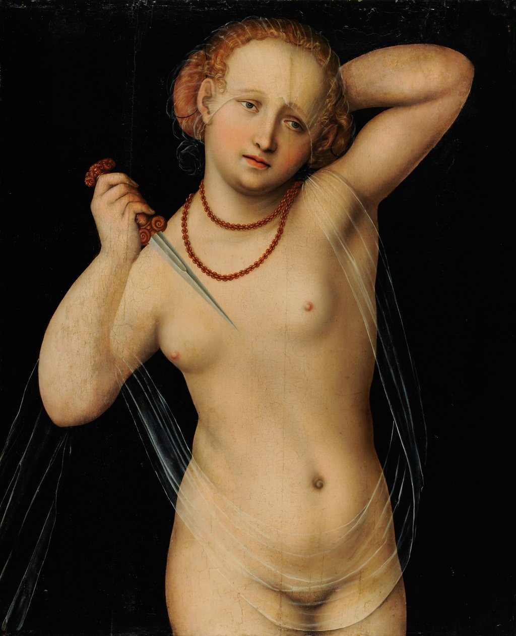 Lucretia, n. 1535-1540 tekijältä Lucas Cranach the Elder
