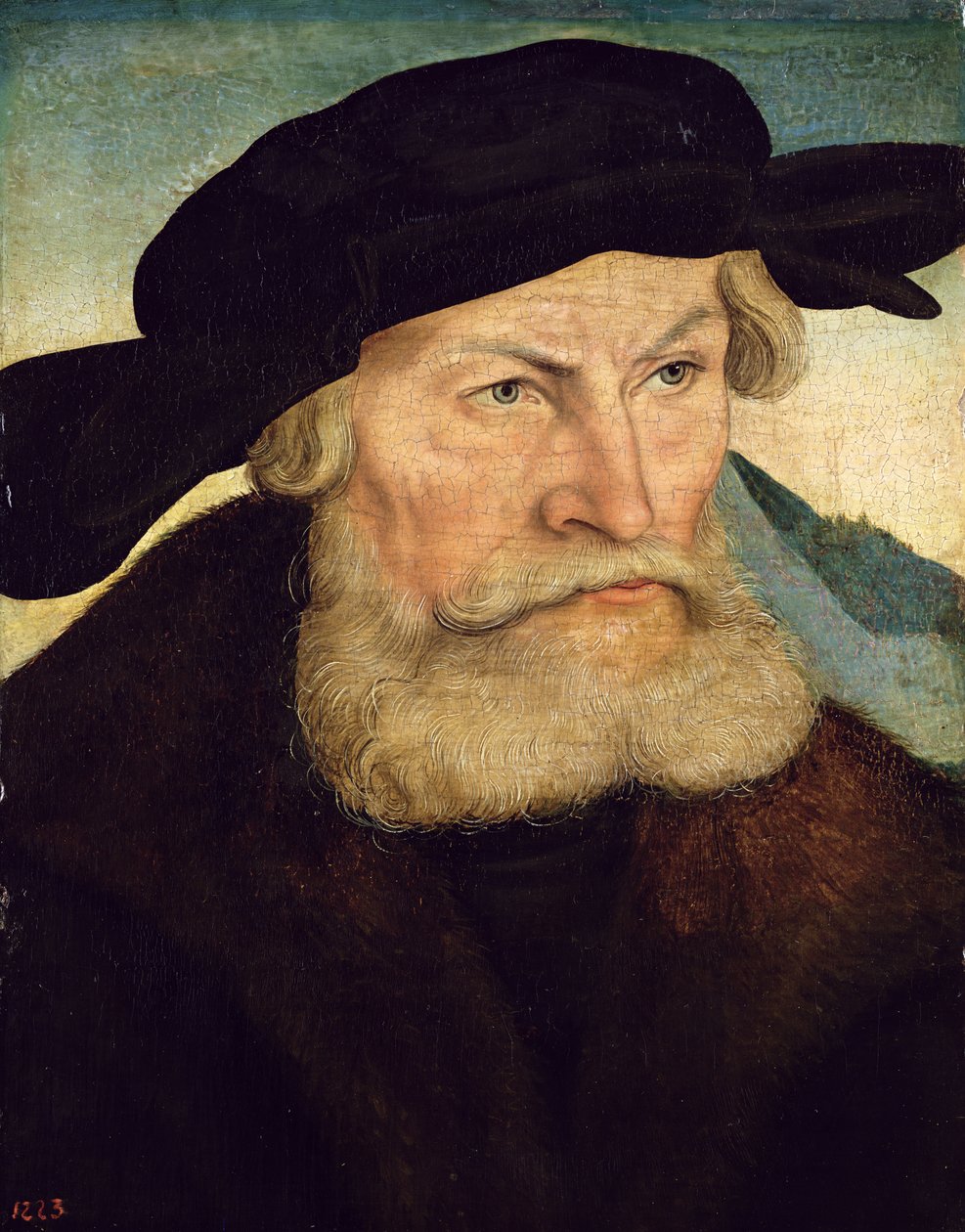 Herzog Heinrich Saksin hurskaan muotokuva (1473-1541) n. 1528 tekijältä Lucas Cranach the Elder