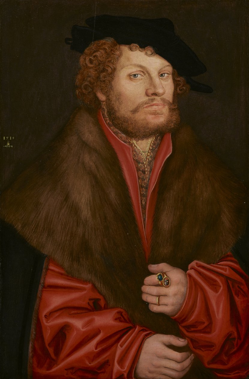 Moritz Buchnerin muotokuva, n. 1520 tekijältä Lucas Cranach the Elder