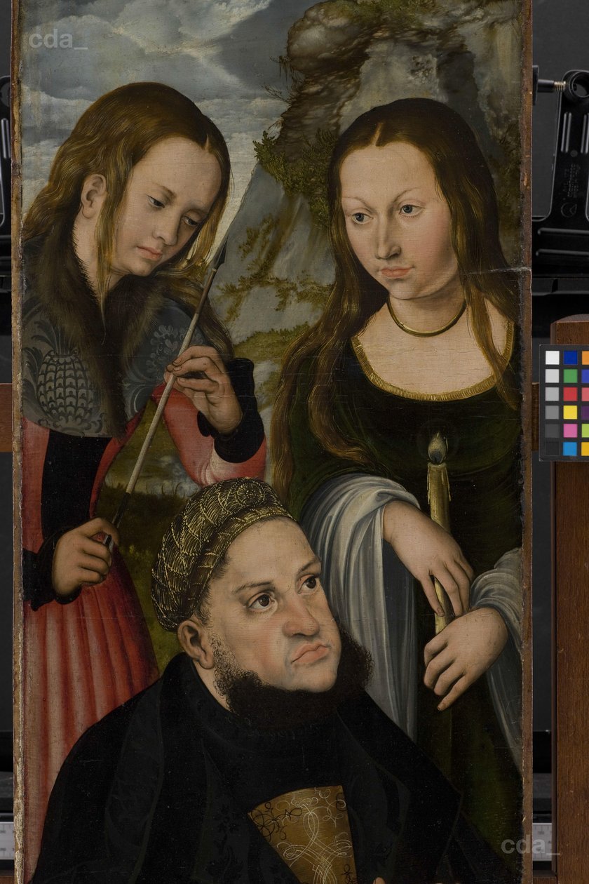 Saksin kruununvalitsija Fredrik Viisas tekijältä Lucas Cranach the Elder