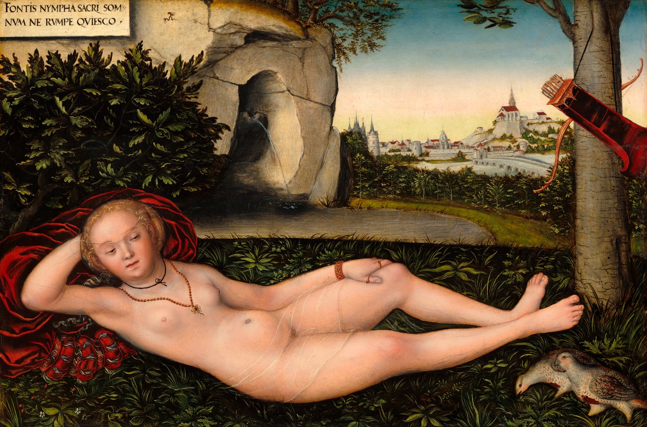 Kevään nymfi tekijältä Lucas Cranach the Elder