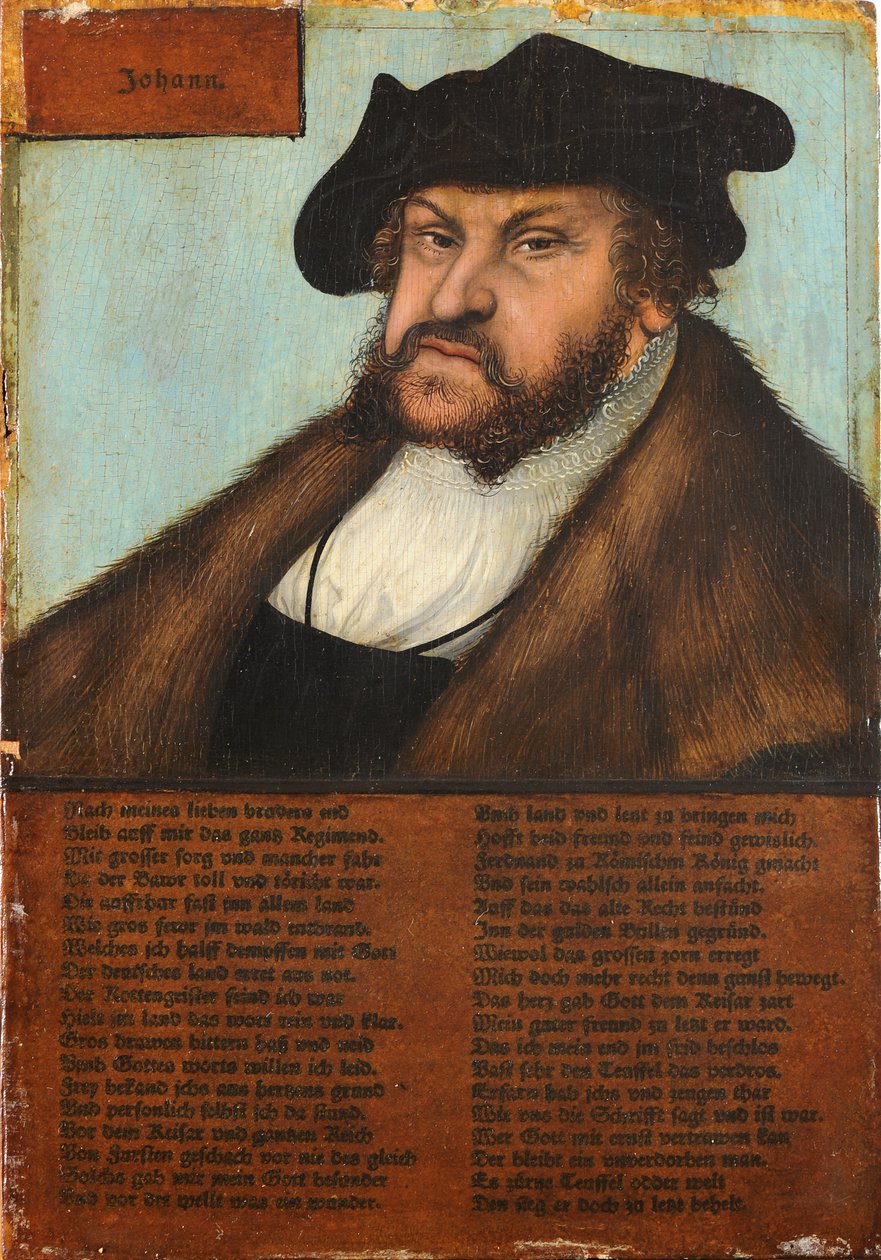 Johann Steadfast, Saksin vaaliruhtinas tekijältä Lucas Cranach the Elder