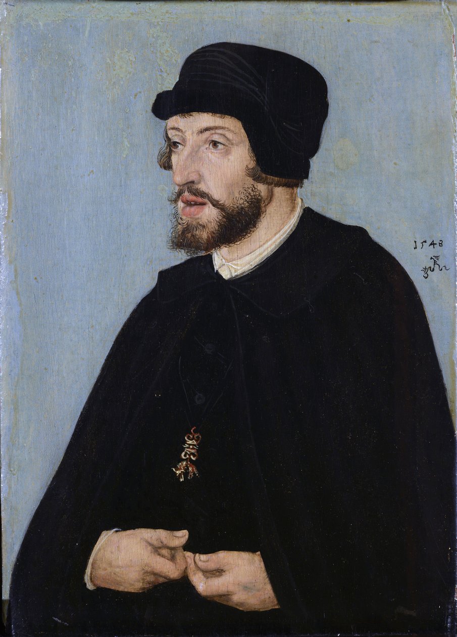 Muotokuva kuningas Ferdinand I: stä tekijältä Lucas Cranach the Elder