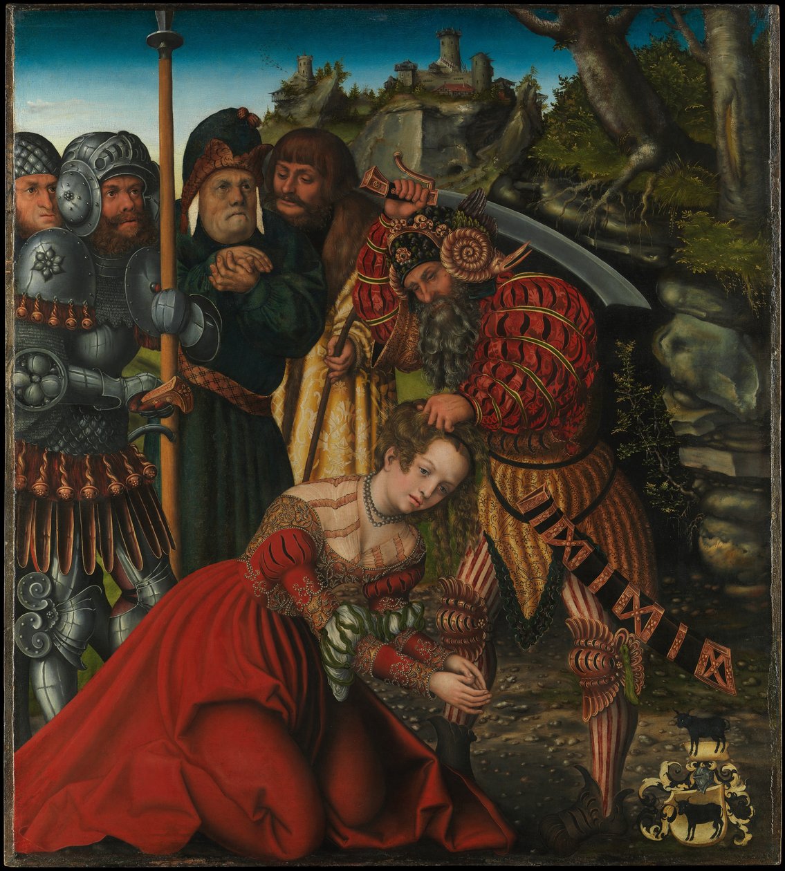 Pyhän Barbaran marttyyrikuolema tekijältä Lucas Cranach the Elder