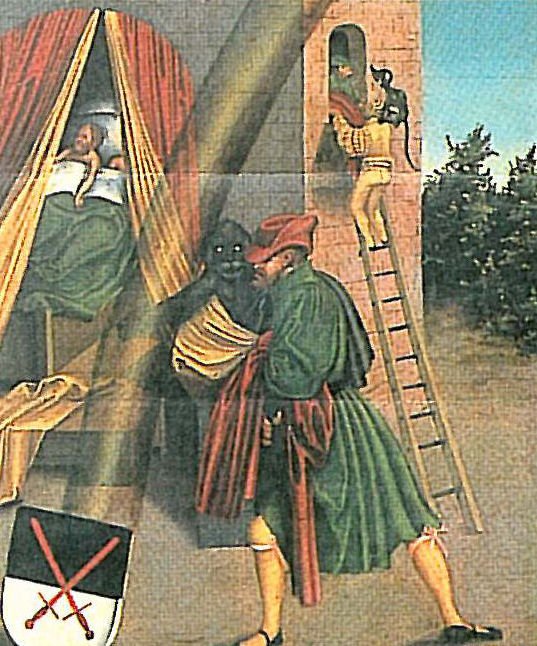 Kymmenen käskyn kuudes käsky tekijältä Lucas Cranach the Elder