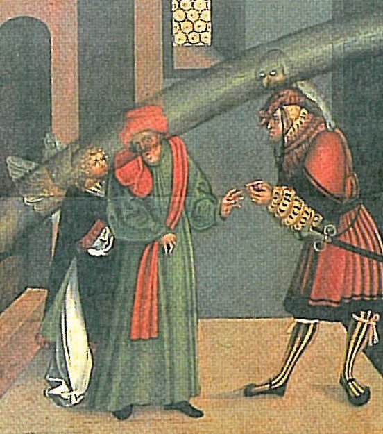 Kymmenen käskyn toinen käsky tekijältä Lucas Cranach the Elder