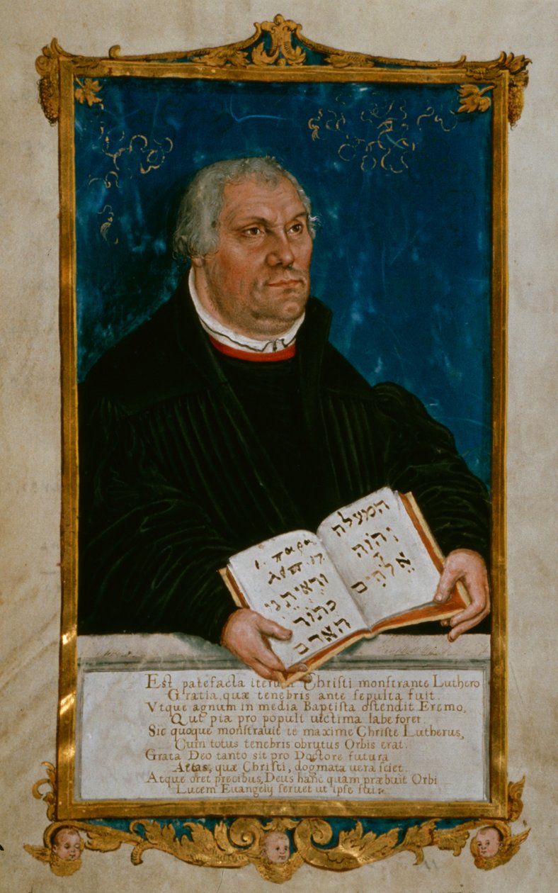 Lutherin käännöksen saksalainen raamattu, 1561 tekijältä Lucas Cranach the Younger
