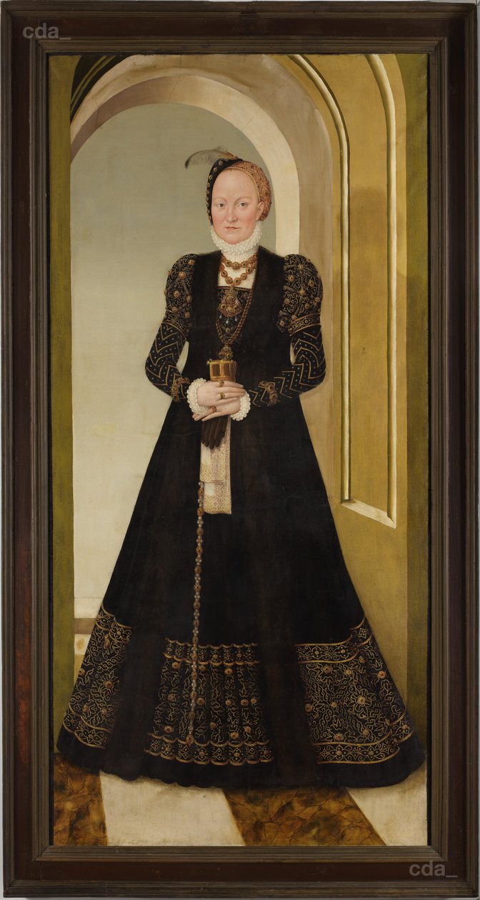 Vaalinäyttelijän Annan muotokuva tekijältä Lucas Cranach the Younger