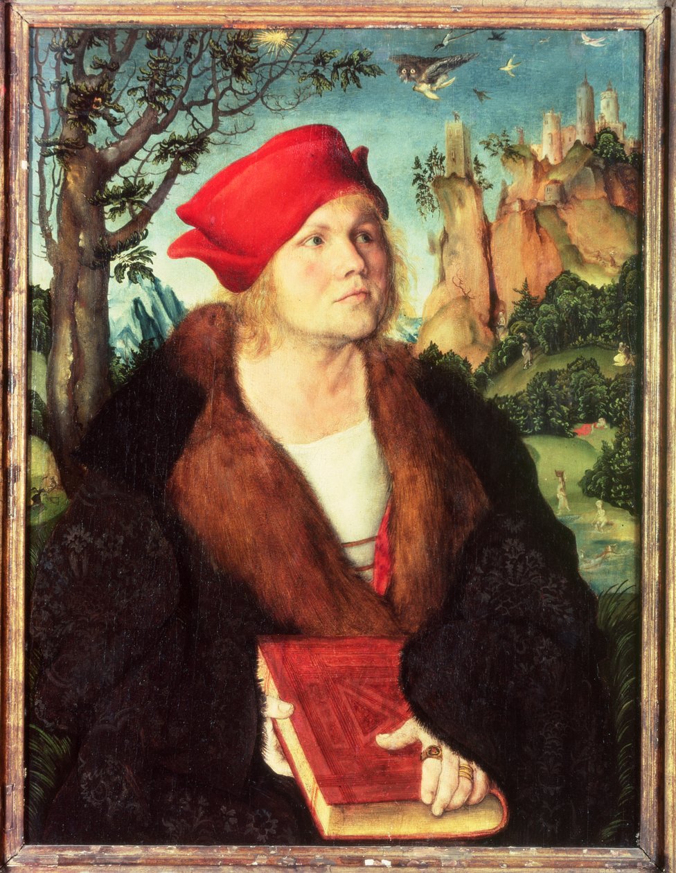 Dr. Johannes Cuspinian, 15021503 tekijältä Lucas Cranach the Elder