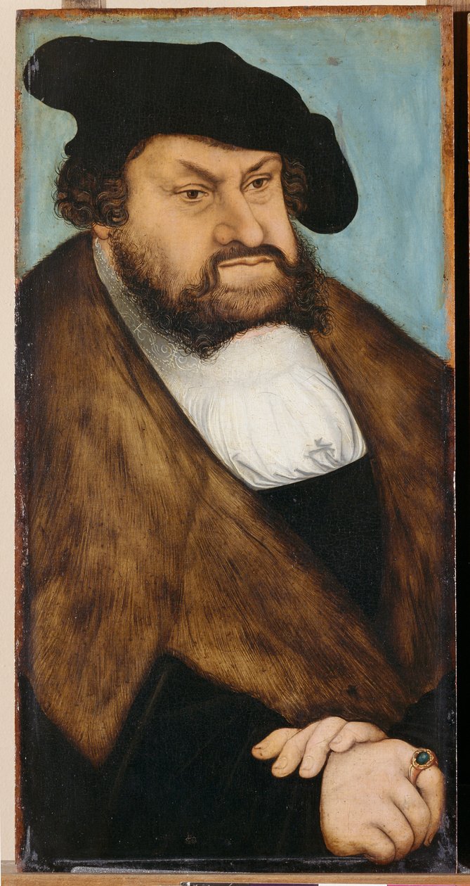 Muotokuva Johannes Konstanttinen Saksista tekijältä Lucas Cranach the Elder