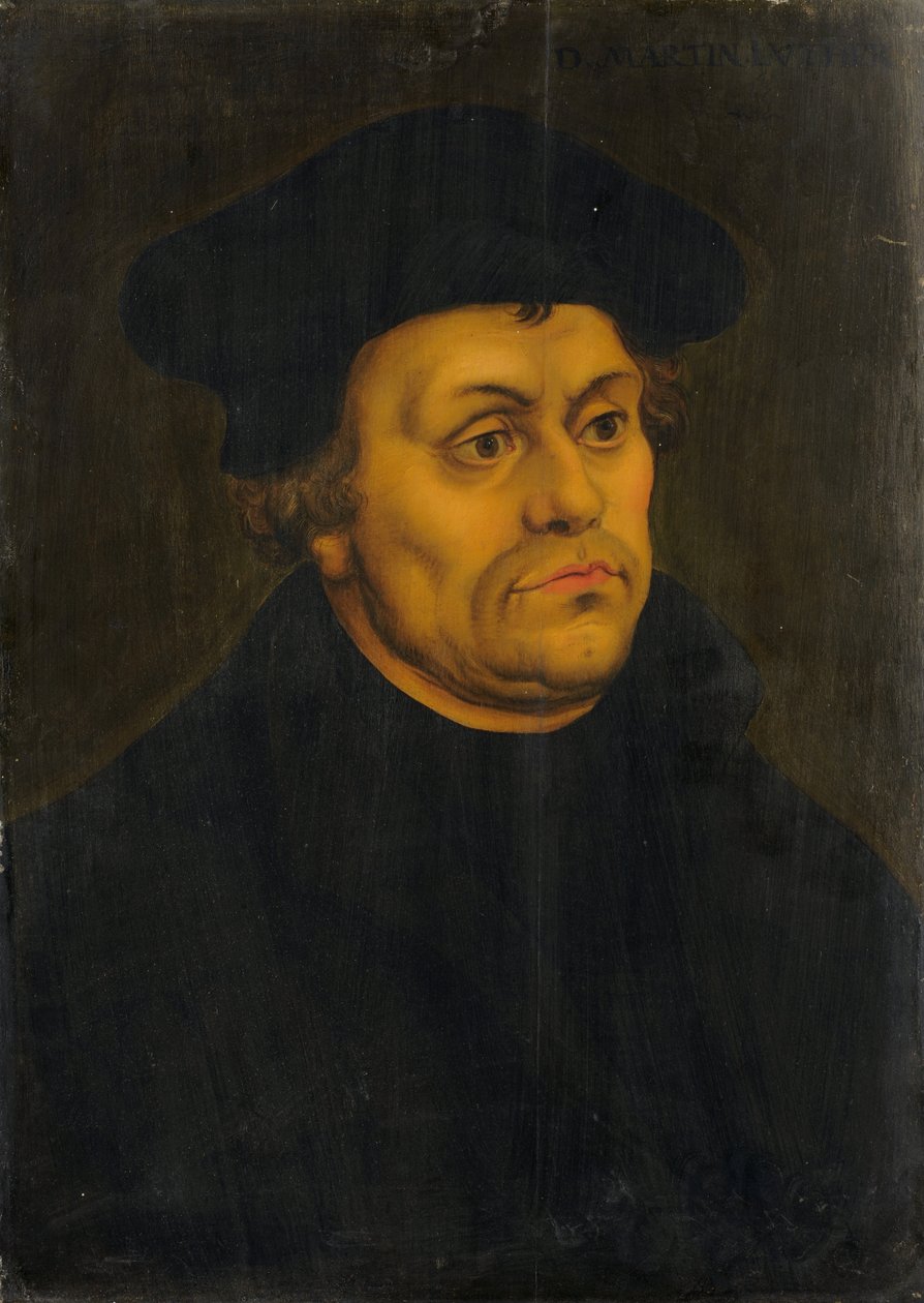 Martti Lutherin muotokuva tekijältä Lucas Cranach the Elder