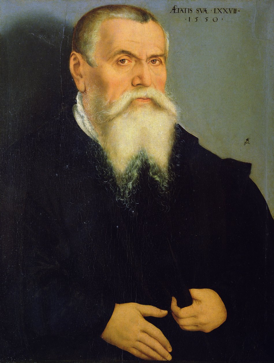 Omakuva, 1550 (öljy puulle) tekijältä Lucas Cranach the Elder