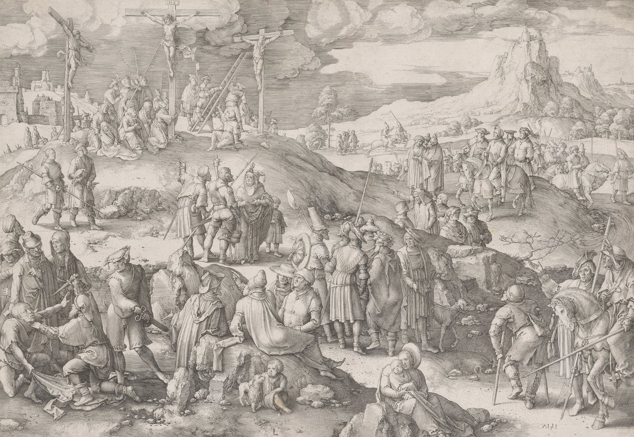 Golgota tekijältä Lucas van Leyden